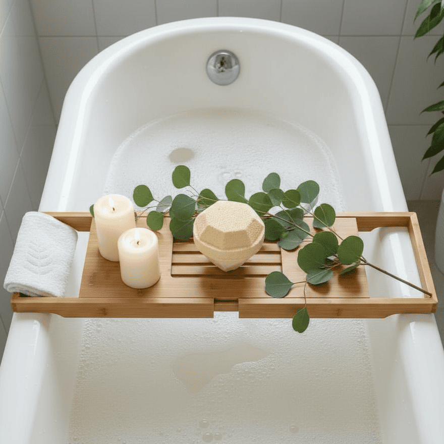 Gold Goddess Badebombe mit Edelsteinen