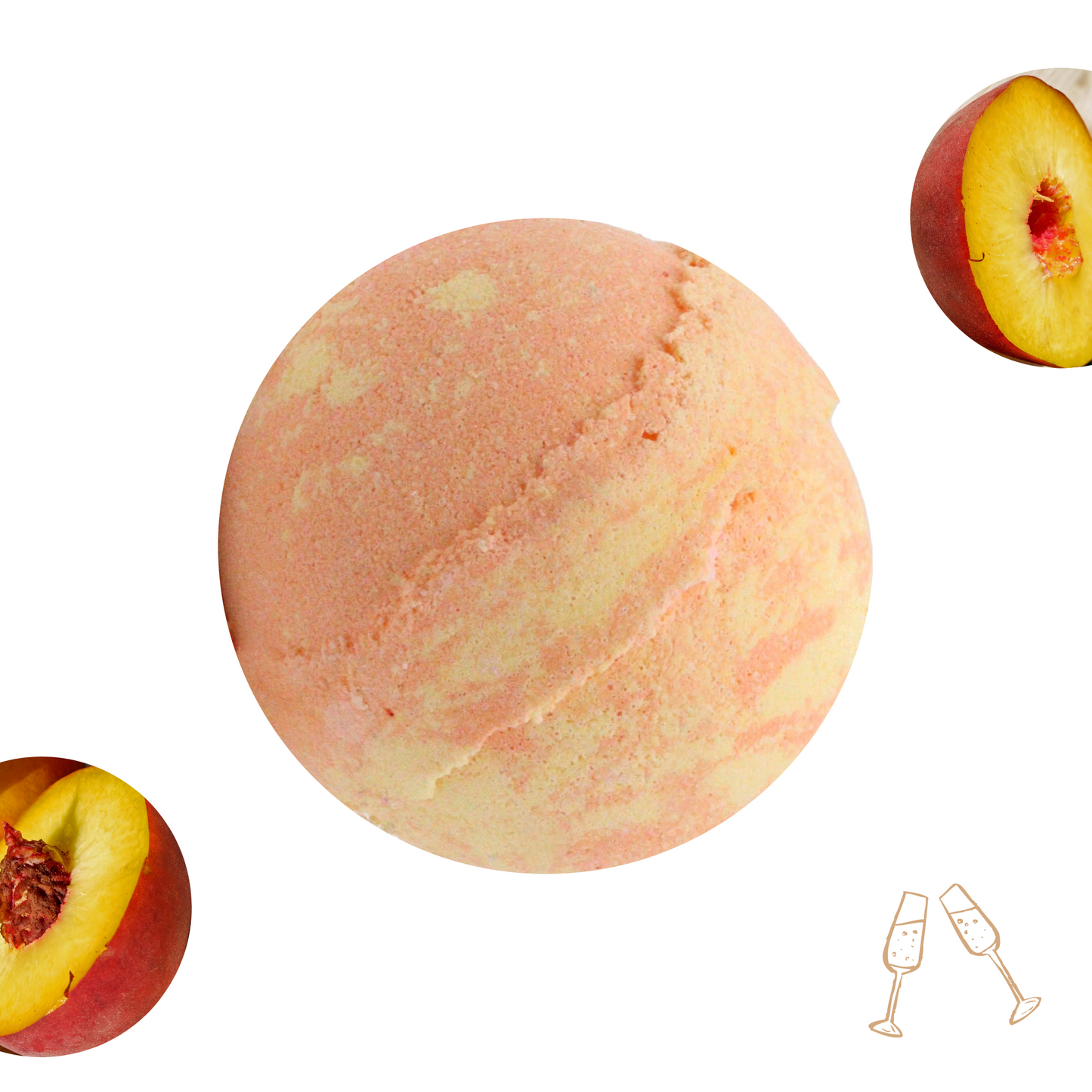 Juicy Peach - Jumbo Badebombe