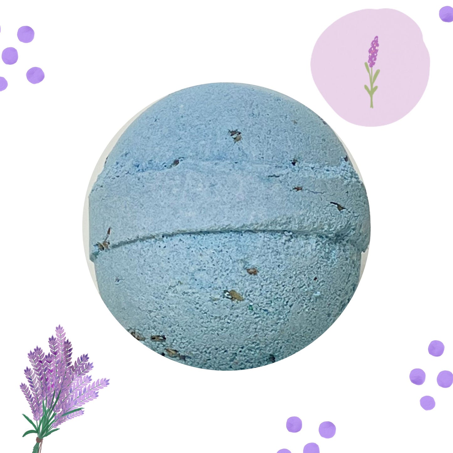 Rosenblüten / Lavendel - Jumbo Badebombe