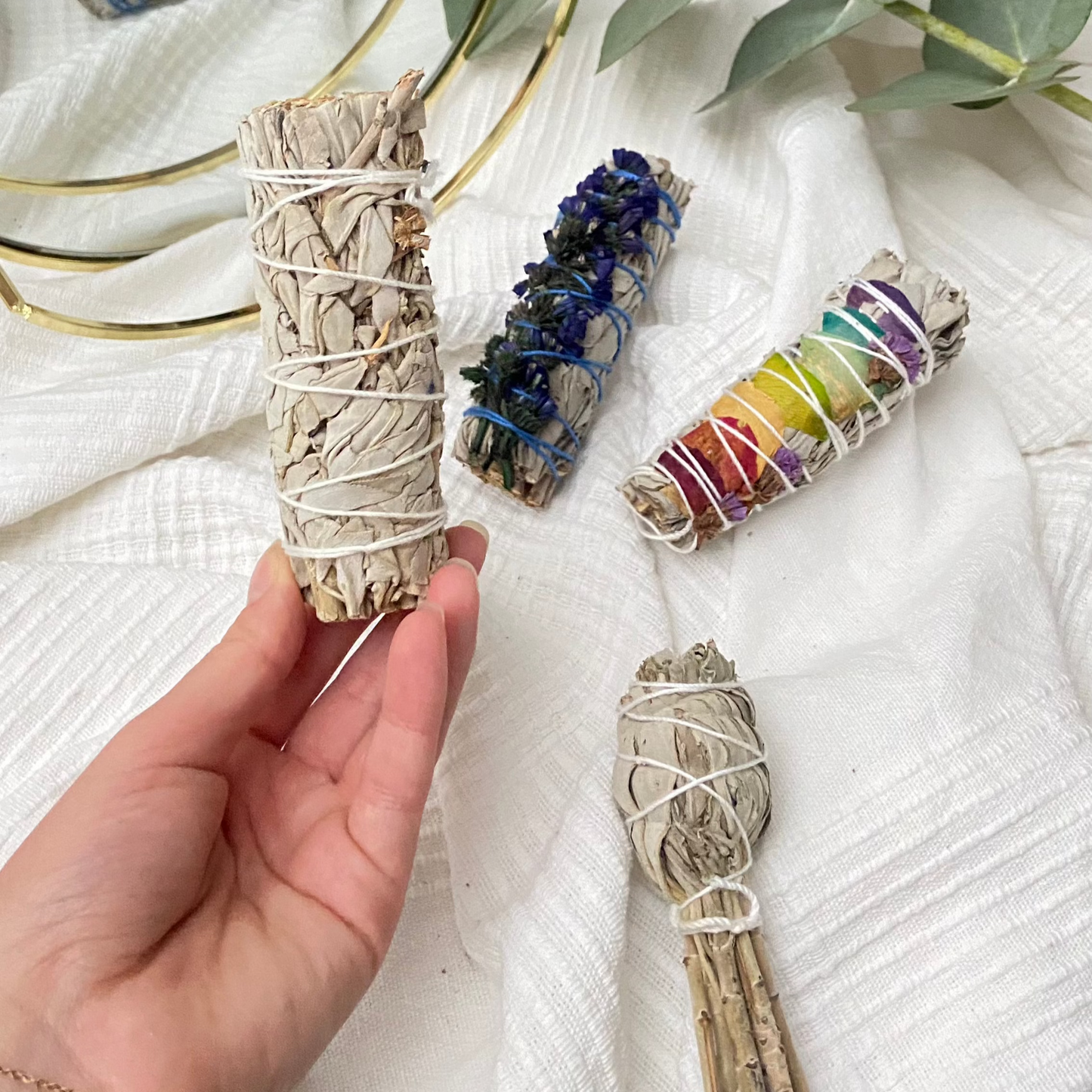 Fackel aus weißem Salbei aus Kalifornien