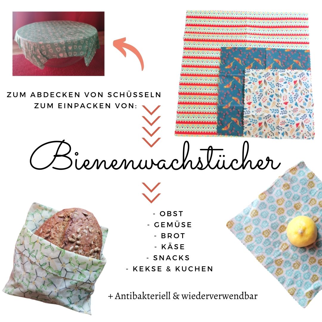 Bienenwachstücher - 3er Pack