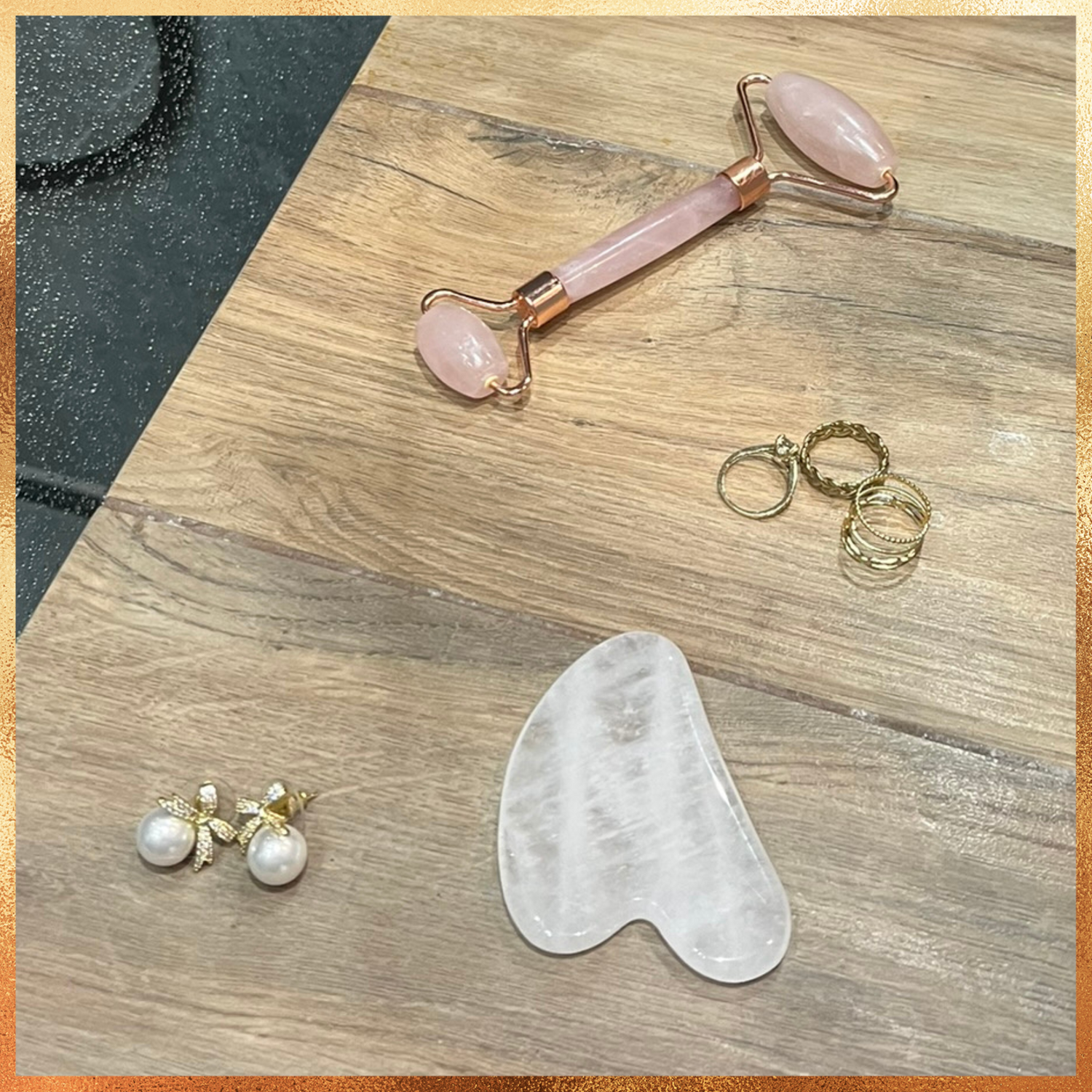 Gesichtsroller - Gua Sha - massage