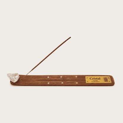 Räucherstäbchenhalter Holz & Edelstein Roh
