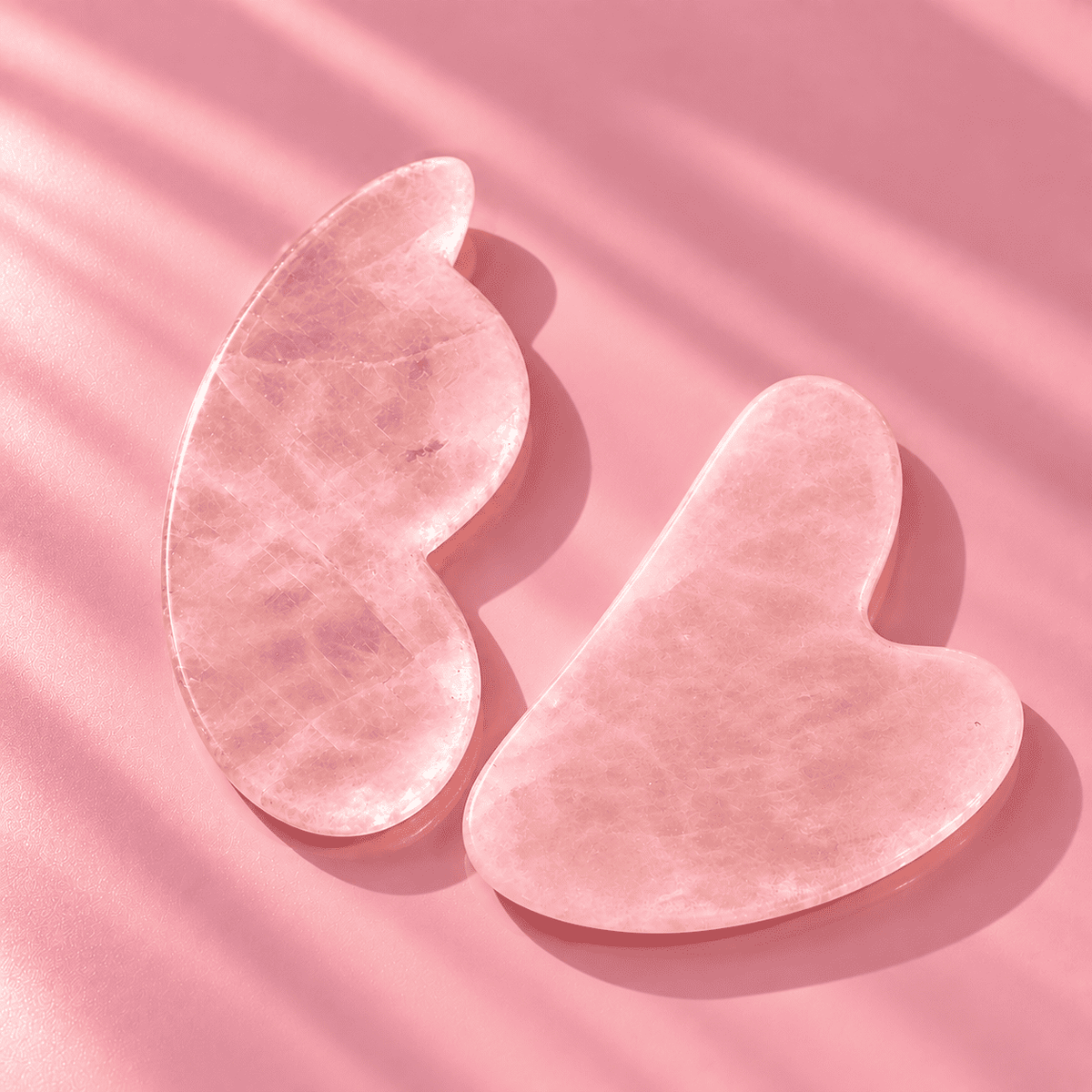 Gua Sha Stein Rosenquarz