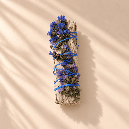 Salbei zum Ausräuchern mit blauen Sinuatablütten