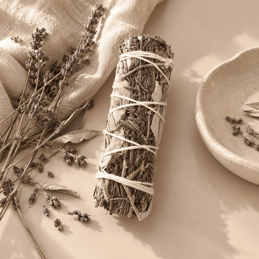 Räucherbündel Kalifornischer Weißer Salbei mit Lavendel