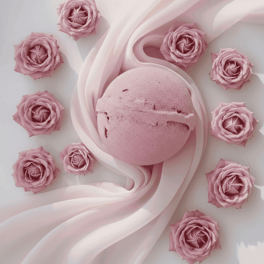 Rosenblüten / Lavendel - Jumbo Badebombe