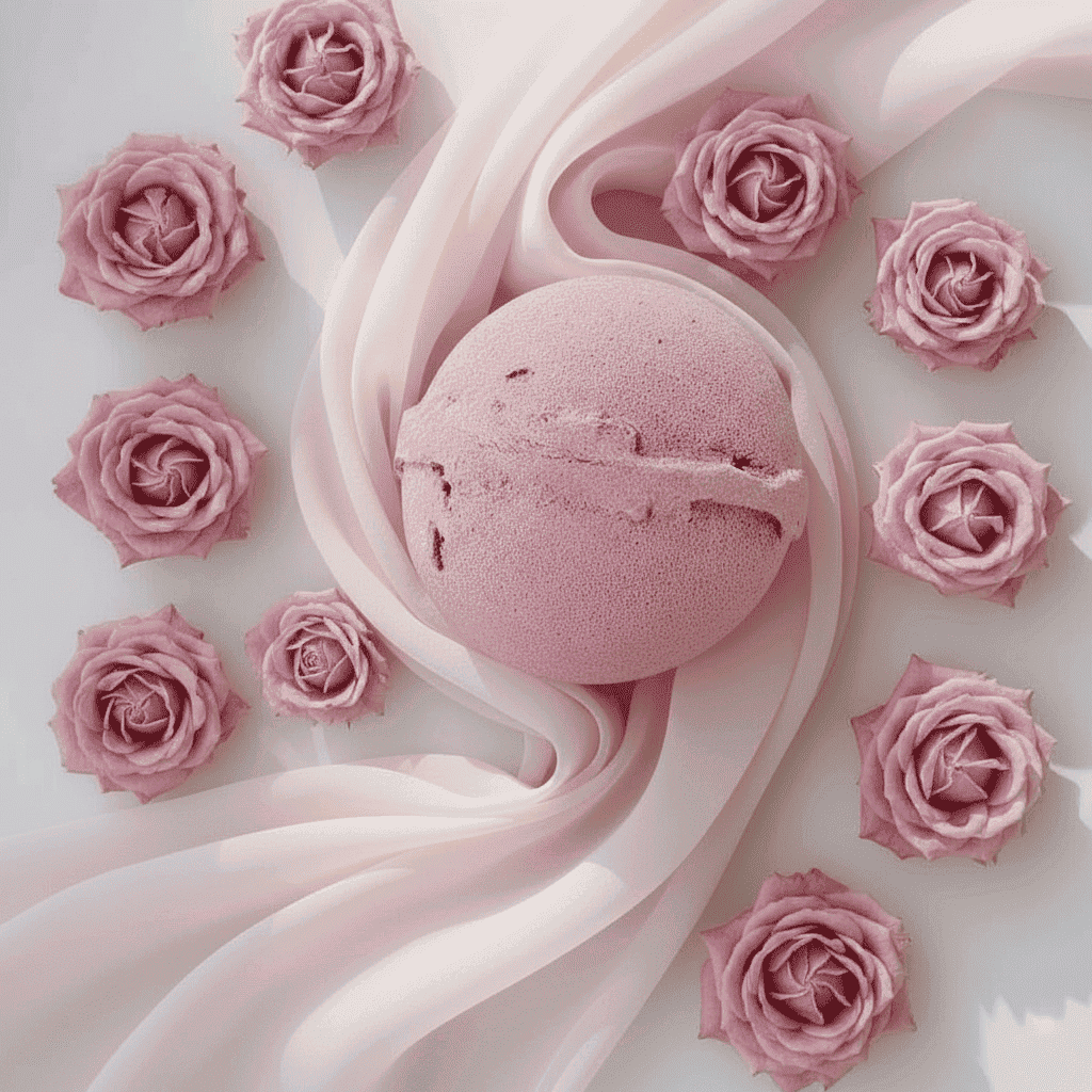 Rosenblüten / Lavendel - Jumbo Badebombe