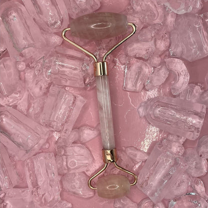 Rosenquarz Gesichtsroller – Beauty-Tool für Selbstliebe und Hautpflege