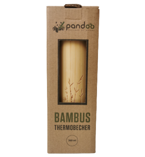 nachhaltige thermoflasche aus bambus pandoo 